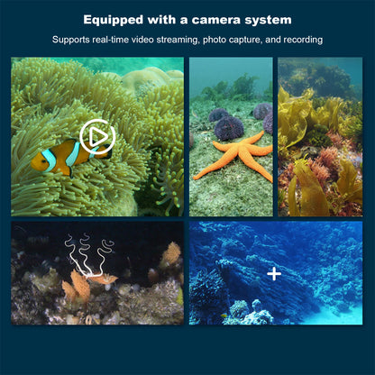 6CH Mini RC Boat Underwater Photography Toys Real-Time Transmission Camera Boat RC Submarine Wifi FPV Remote Control Boats Gifts