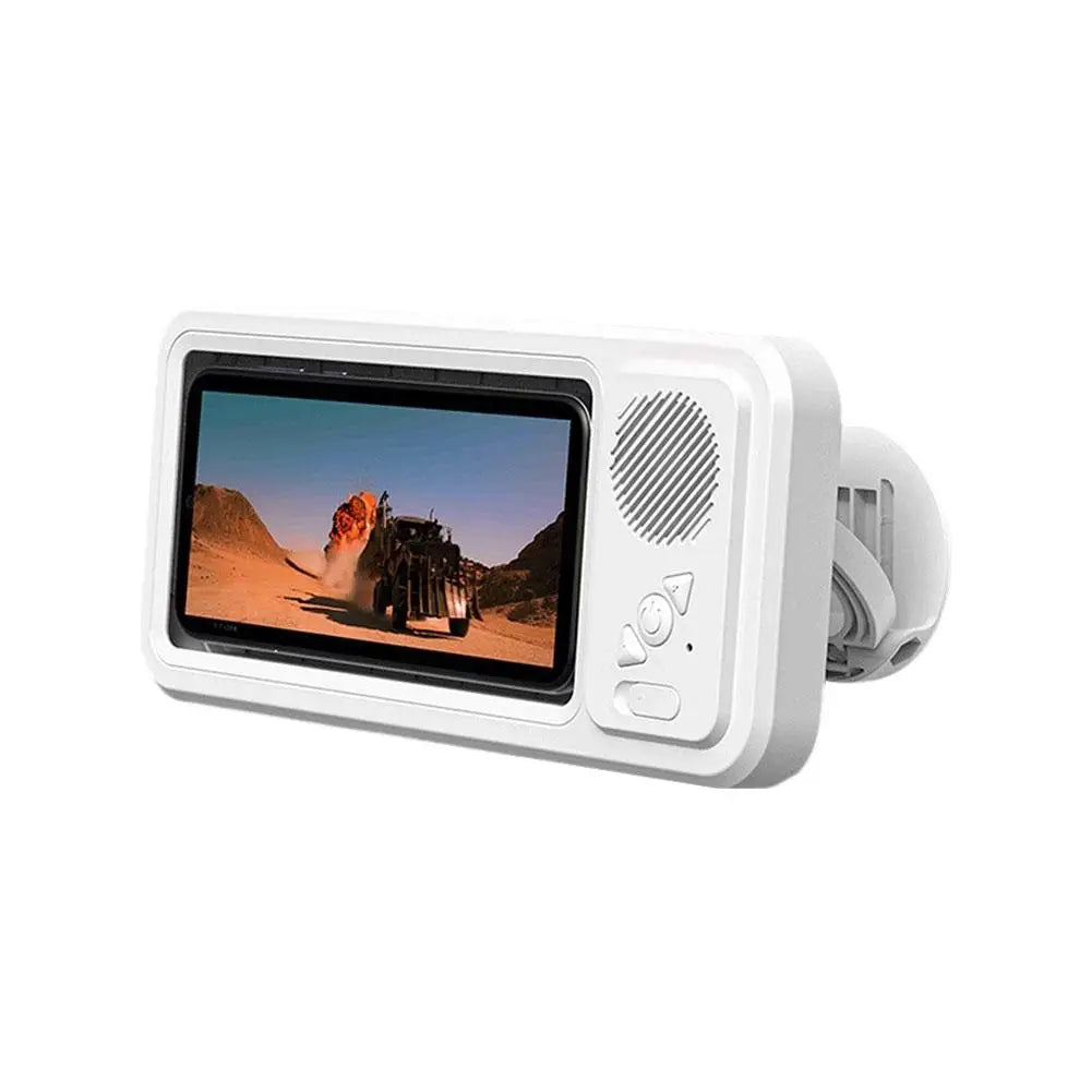 Z07 Waterproof Bluetooth Speaker Wall Mount Phone Holder for Shower Touchscreen Bathroom Box for Watching Videos